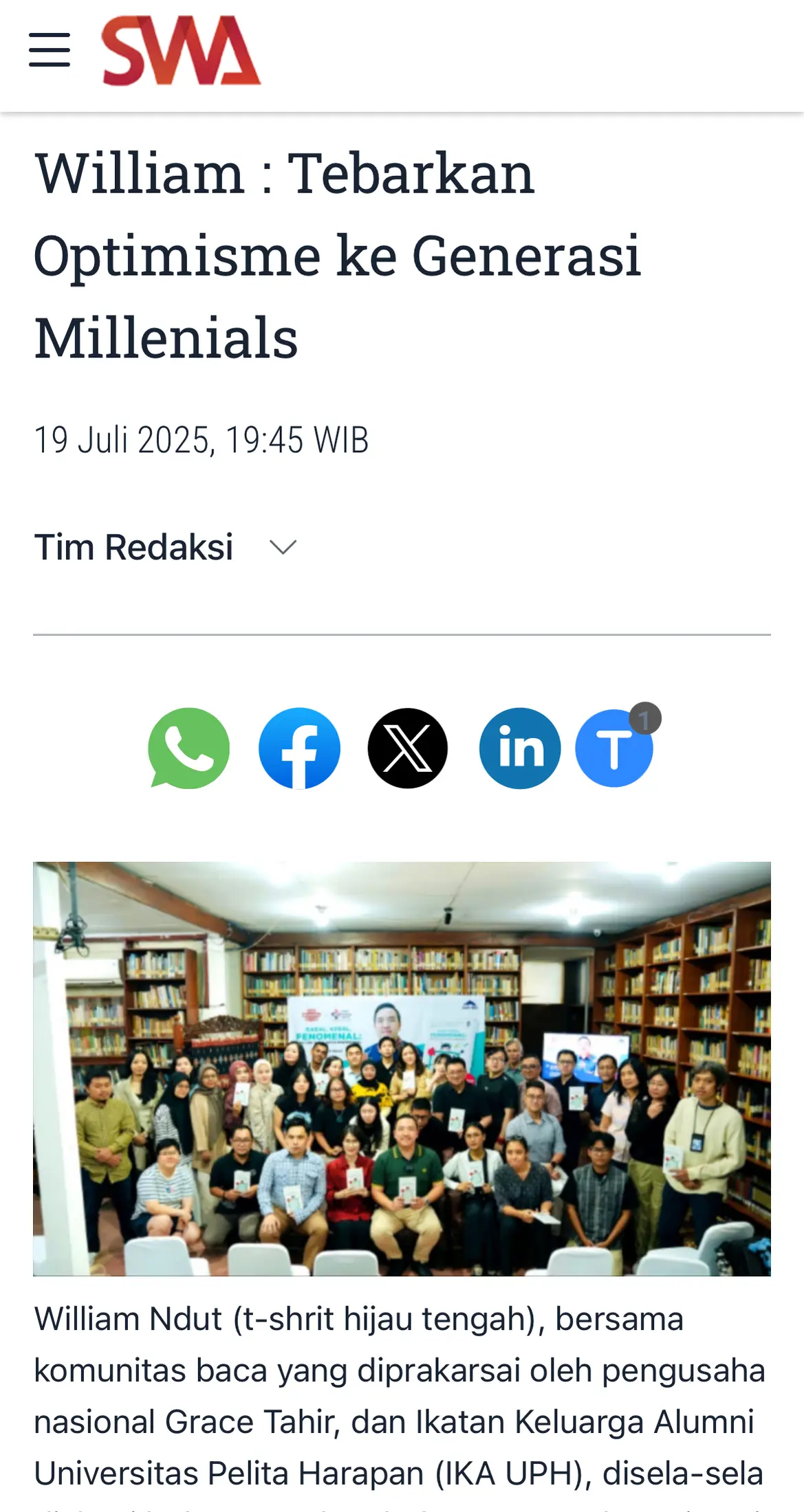 William Ndut media coverage — clipping 04