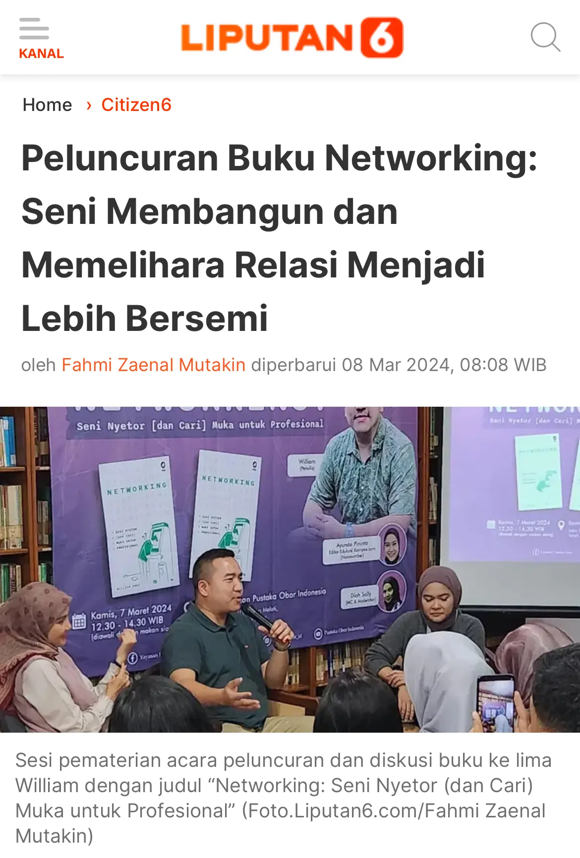 William Ndut media coverage — clipping 22